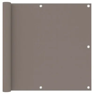 vidaXL Paravan de balcon, gri taupe, 90x300 cm, țesătură oxford