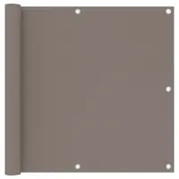 vidaXL Paravan de balcon, gri taupe, 90x300 cm, țesătură oxford