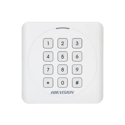 Cititor de proximitate cu tastatura RFID Hikvision DS-K1801MK, Mifare, 13.56 MHz, interior/exterior