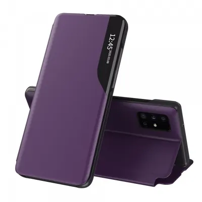 Husa pentru Samsung Galaxy A51 A515, Techsuit, eFold, Mov