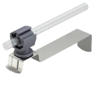 Roof conductor holder for tiled roofs, angled, Rd 8−10, A2 | Type 157 IK-VA