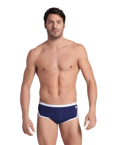 Arena Zwemboxer Icons Low Waist Short Solid Navy/Wit