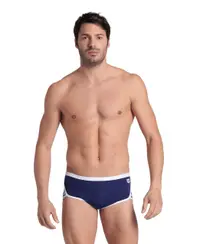 Arena Zwemboxer Icons Low Waist Short Solid Navy/Wit