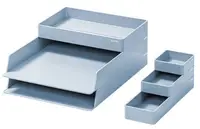 Set suporturi orizontale Deli NuSign - ENS001, 6 buc, albastru