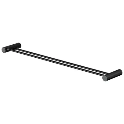 Suport portprosop dublu 60 cm, negru, Cersanit Zen
