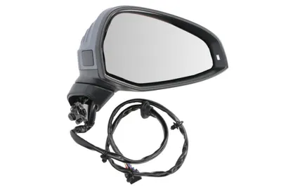 Oglinda laterala dreapta electric, asferic, cu incalzire, asistenta banda, grund, cu memorie, rabatare electrica, semnalizator potrivit AUDI A4 B9 05.15