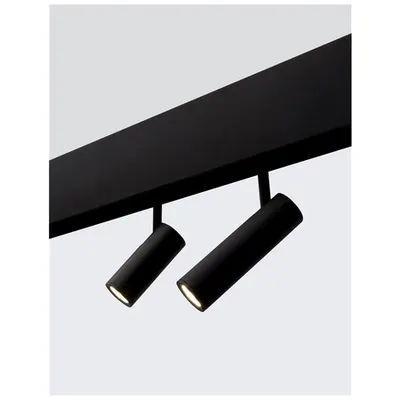 Sistem iluminat pe sina BUXTON MAGNETIC Nisipiu Negru Aluminiu Adjustable LED 10 Wat DC24V 800Lm 4000K IP20