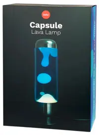 Lampă lavă Balvi - Capsulă cosmică, albastră