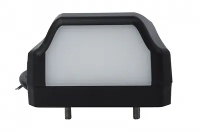 Lumina numar inmatriculare (LED, 12 24V, culoare: negru, culoare sticla: alb, 58x70x93,5mm, lungime cablu: 500mm)
