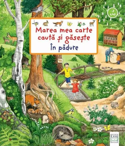 Marea mea carte caută și găsește - În pădure - Board book - Susanne Gernhäuser
