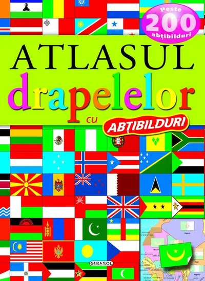 Atlasul drapelelor cu abțibilduri - Paperback brosat - Ana Doblado