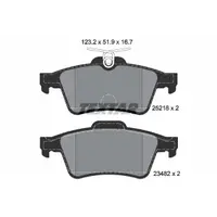 Set placute frana, frana disc TEXTAR 2521801