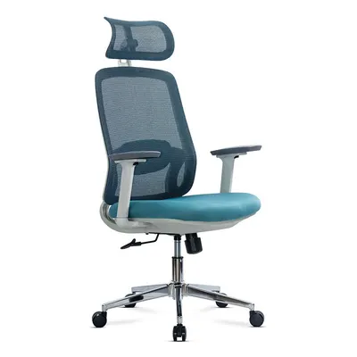 RESIGILAT - Scaun de birou ergonomic din mesh OFF 403 albastru
