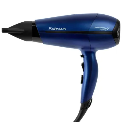 Uscător de păr Rohnson - R-677, 2400W, 3 viteze, albastru