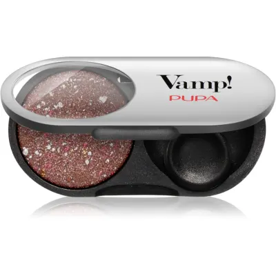 PUPA Milano Vamp! Radiant Baked Eyeshadow fard de culoare vibranta si lunga durata culoare 403 Fancy Brown - GEMS 1 g