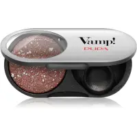 PUPA Milano Vamp! Radiant Baked Eyeshadow fard de culoare vibranta si lunga durata culoare 403 Fancy Brown - GEMS 1 g
