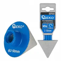 Freza conică diamantată Geko – G37522, M14, 2-50 mm