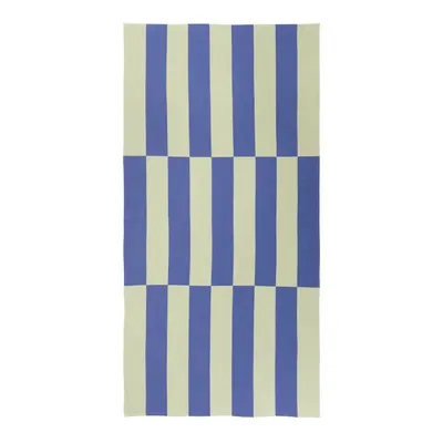 Prosop de plajă galben deschis/albastru din bumbac 100x160 cm Su – noo.ma