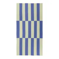 Prosop de plajă galben deschis/albastru din bumbac 100x160 cm Su – noo.ma