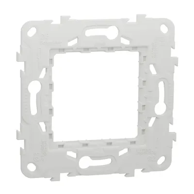 New Unica, rama fixare, plastic, 2 module un modul