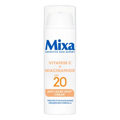 Crema anti-pete pigmentare cu SPF20 pentru tenul sensibil, 50ml, Mixa