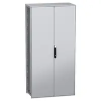 Dulap modular, cu montaj pe pardoseala, PanelSeT SFN, din otel decarbonizat(verde), 2000x1000x500mm, IP55, cu placa de montaj, 2 usi