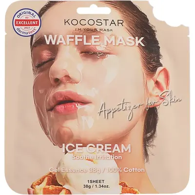 Masca pentru fata Waffle Ice Cream Mask, 38g, Kocostar