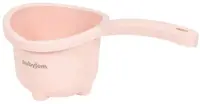 Cană pentru baie BabyJem - Elegant, 1.25 l, roz deschis