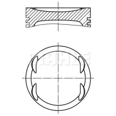 Piston Mahle Original 030 99 00