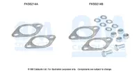 Set sistem esapament (kit de montare) potrivit HYUNDAI TUCSON; KIA SPORTAGE II 2.0D 01.06-03.10