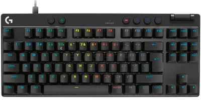 Tastatură pentru jocuri Logitech - Pro X TKL Rapid, RGB, negru