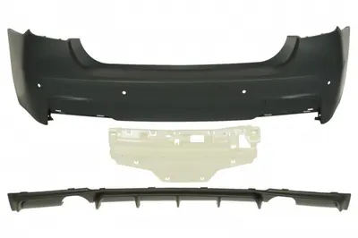 Bara spate model pachet M complet, cu locas senzori parcare, grunduit potrivit BMW Seria 3 F30, F80, 3 F31 SALON 2011-2019