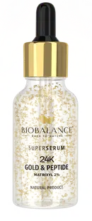Ser de fata 24K Gold & Peptide Matrixyl 2% Super Serum, 30ml, Bio Balance
