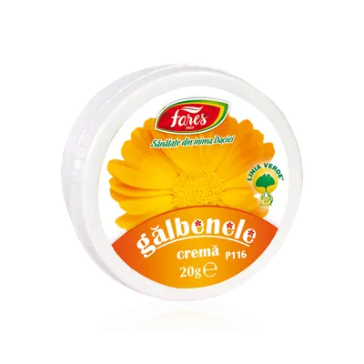 Crema de galbenele, 20g, Fares