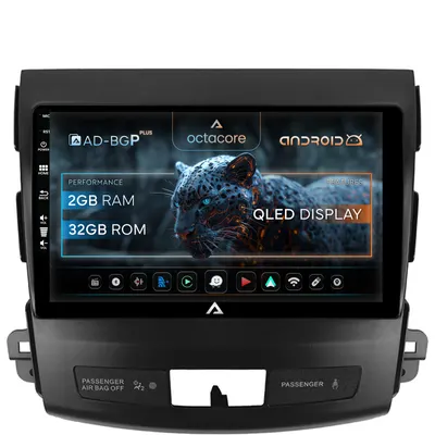 Navigatie Mitstubishi Outlander Peugeot 4007 Citroen C-Crosser, Android, P-Octacore 2GB RAM + 32GB ROM, 9 Inch - AD-BGP9002+AD-BGRKIT276