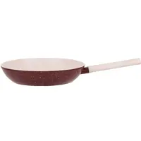 Tigaie Aluminiu, 1.60 l, Rosie / Alba, Interior Anti-Aderent, Compatibila Plita Inductie, 24 cm, Grunberg