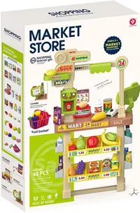 Set joc Yifeng - Market Store Deluxe, 48 piese