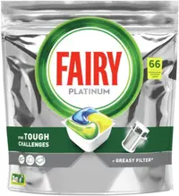 Tablete pentru mașina de spălat vase Fairy - Platinum, Lemon, 66 buc.