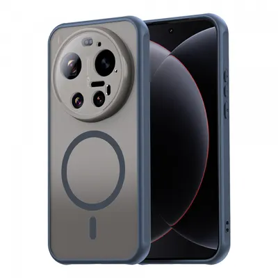 Husa MagSafe pentru Xiaomi 17 Ultra, Techsuit, HaloFrost II, Bleumarin