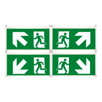 Exiway Easysign - Kit imagine ISO, 45⁰, set de 4