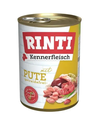 RINTI Kennerfleisch Turkey curcan 400 g hrană umedă pentru câini adulți