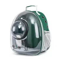 Rucsac pentru transport pisici, cu hublou, verde, 41 x 32 x 25 cm