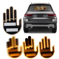 Semn LED Auto cu Telecomanda, Design Mana, 4 Moduri