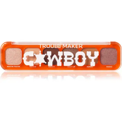 Trouble Maker Little Trouble paletă cu farduri de ochi culoare Cowboy 9 g