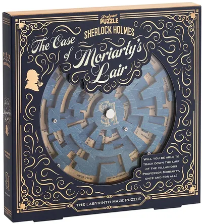Joc de societate-puzzle Profesor Puzzle - Sherlock Holmes The Case of Moriarty's Lair - Cooperativ
