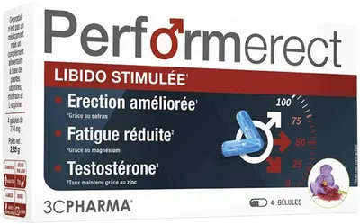 Performerect, 4 capsule, 3 Chenes