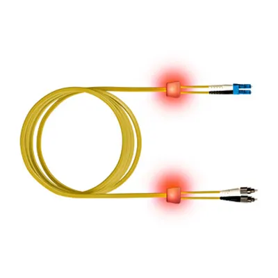 FO LED Patch Cord, Duplex, LCD/FC, E09/125, OS2, 7.5m