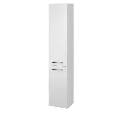 Dulap baie suspendat 2 usi, 150 cm, alb, Cersanit Lara