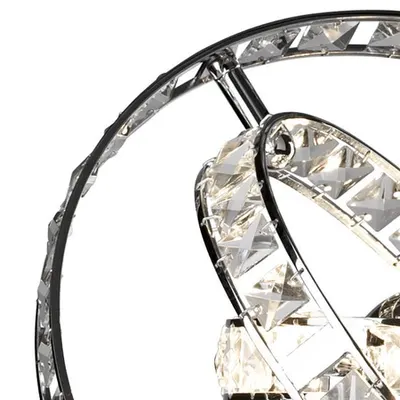 Veioza Eternity 4 Light Table Lamp Polished Chrome Crystal