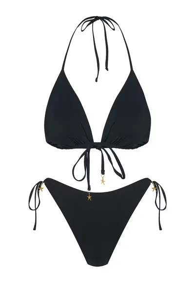 Complet de plaja Seashell Negru - Negru